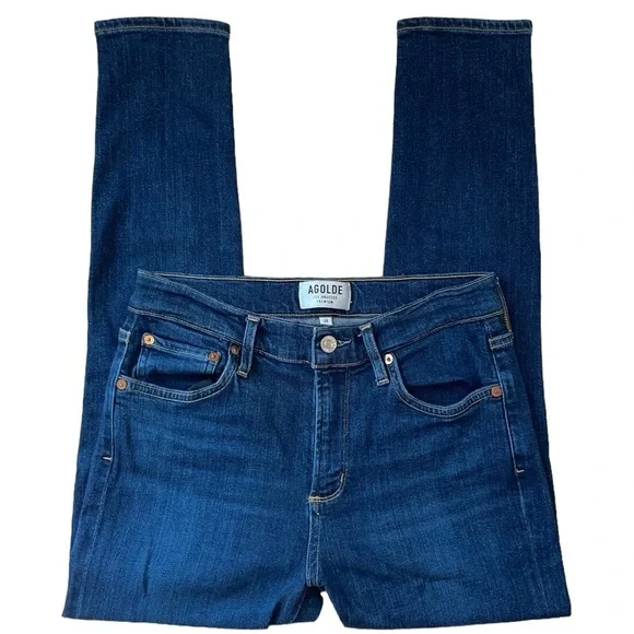 Agolde Sophie High Rise Skinny Crop in Reverb, Size 28 - Picture 4 of 12